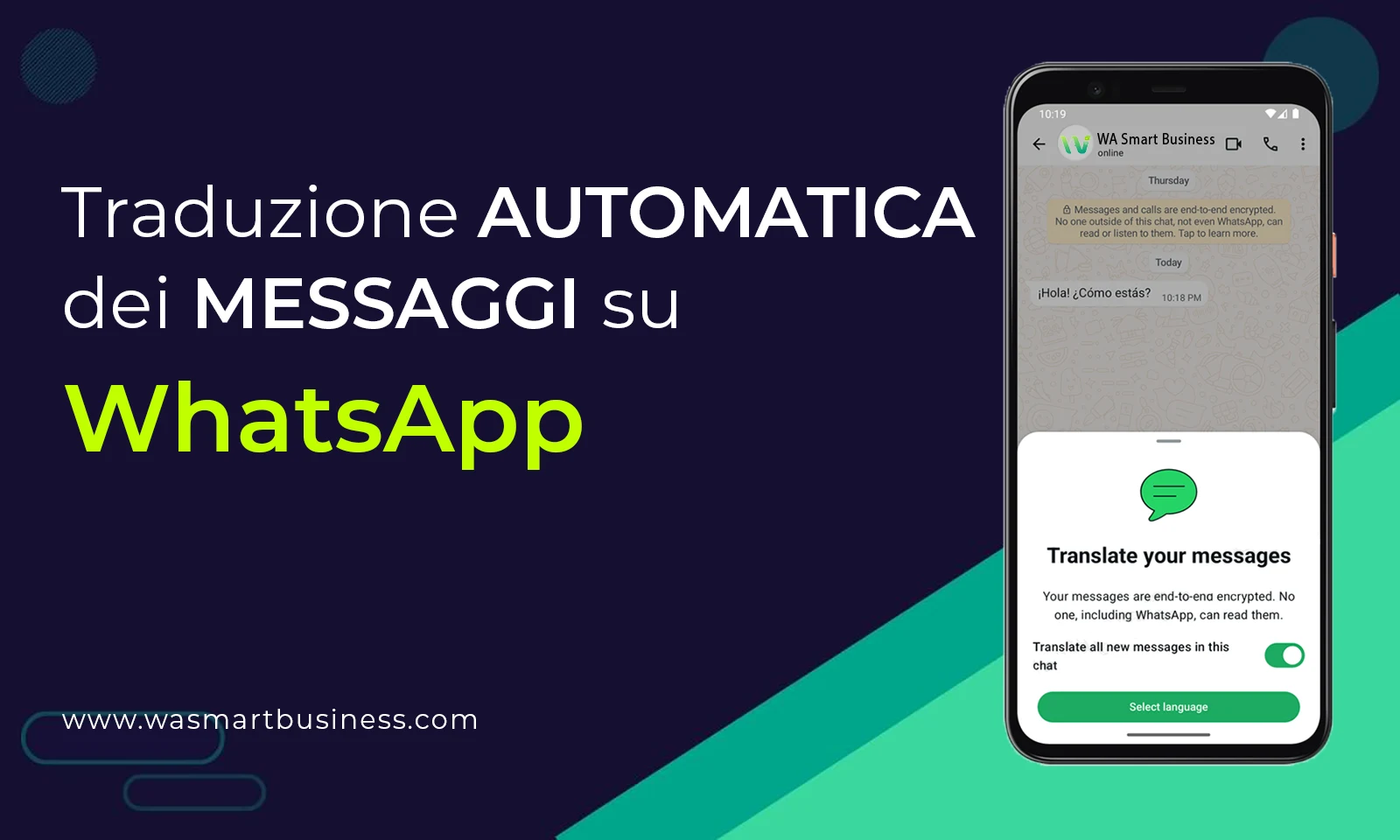 Traduzione automatica dei messaggi su WhatsApp