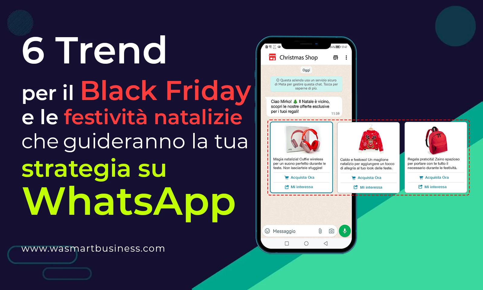 6 Trend di shopping per le festività che guideranno la tua strategia su WhatsApp - WA Smart Business