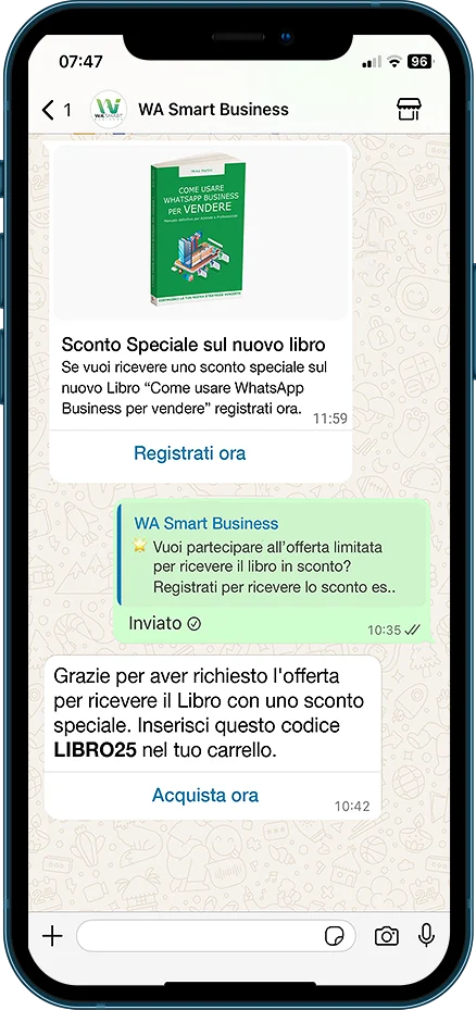 Percorso di promozione e registrazione - Step 5