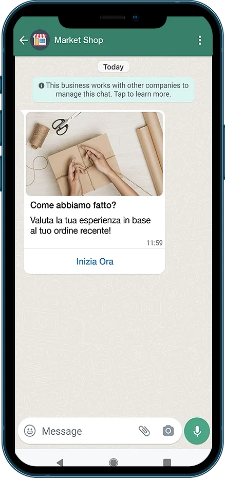 Sondaggio ai clienti - Step 1